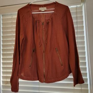Lucky Brand linen blend jacket